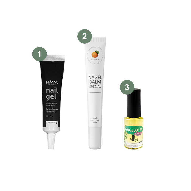 Fotspecialistens Nail Kit - Styrk neglen i tilfælde af neglesvamp i 3 enkle trin