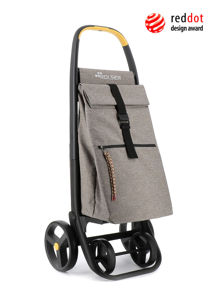 Rolser 8 PLUS Shoppingvagn - 4 hjul, ihopfällbar, 100% återvunnen