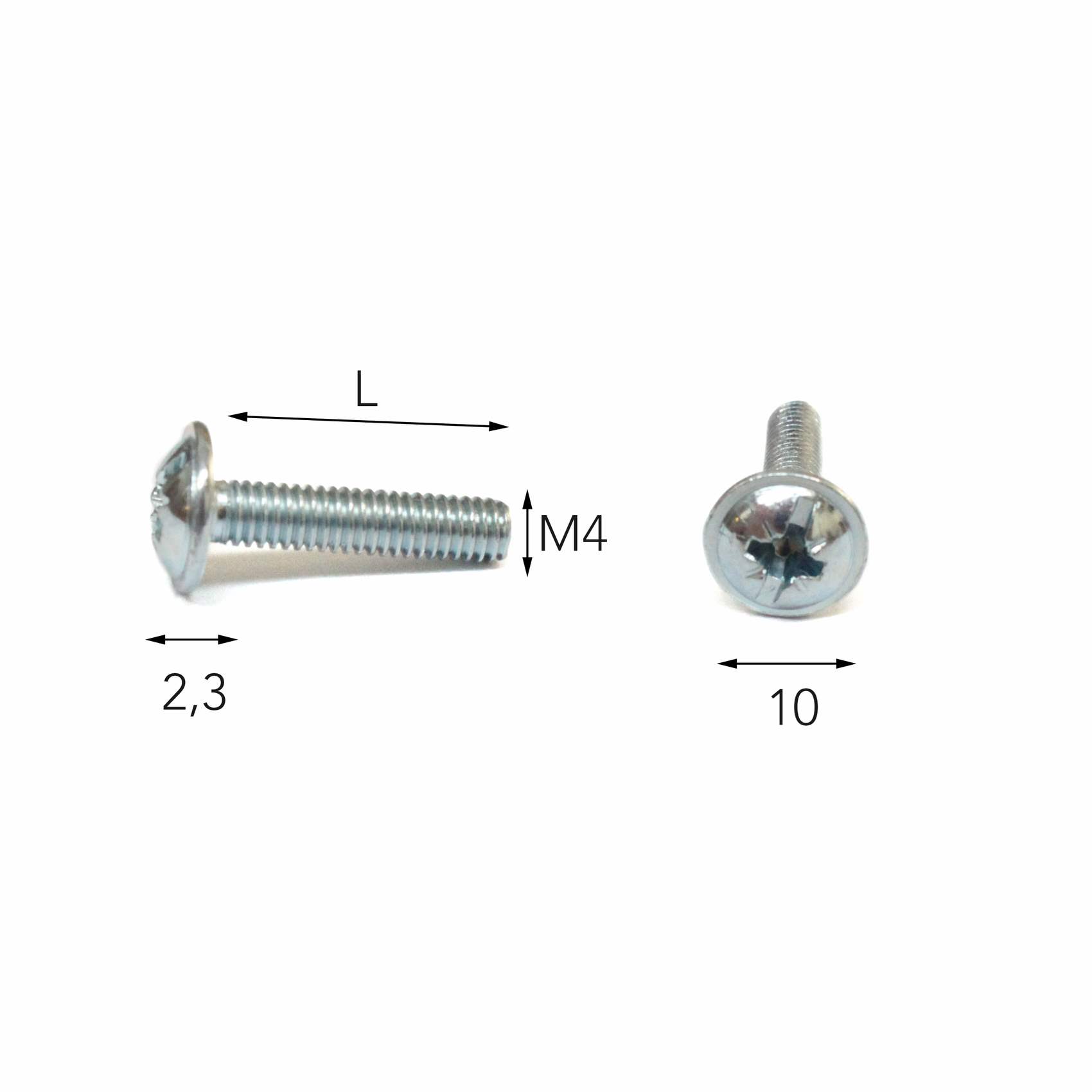 Skruvar 10-pack, MLKX M4