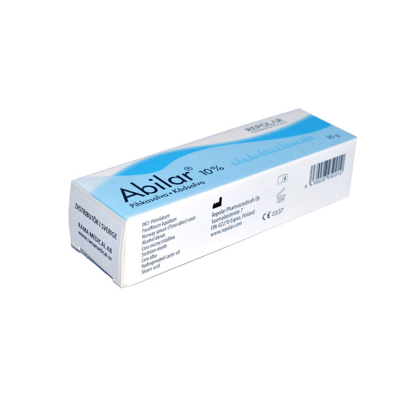 Abilar 10% harpikssalve - 20 g - Til sår og hudrevner