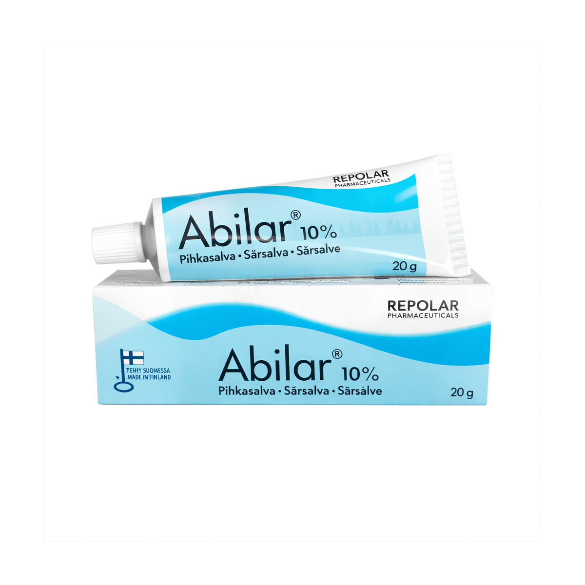 Abilar 10% harpikssalve - 20 g - Til sår og hudrevner