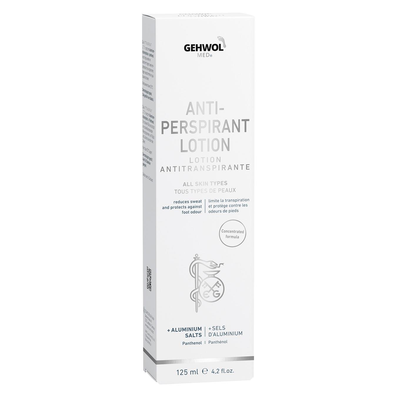 Gehwol med Antitranspirant - 125 ml - Motverka fotsvett och fotsvamp