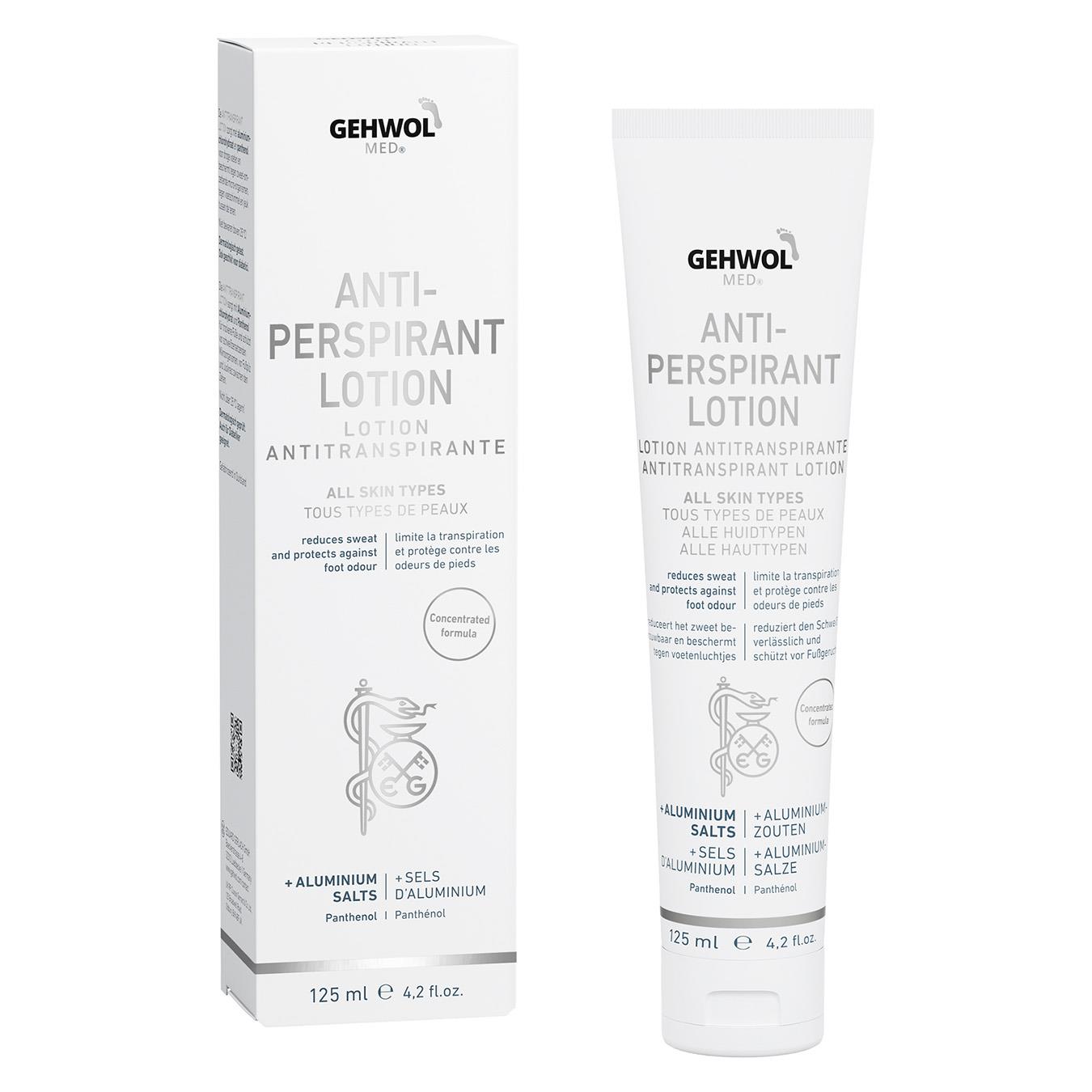 Gehwol med Antitranspirant - 125 ml - Motverka fotsvett och fotsvamp