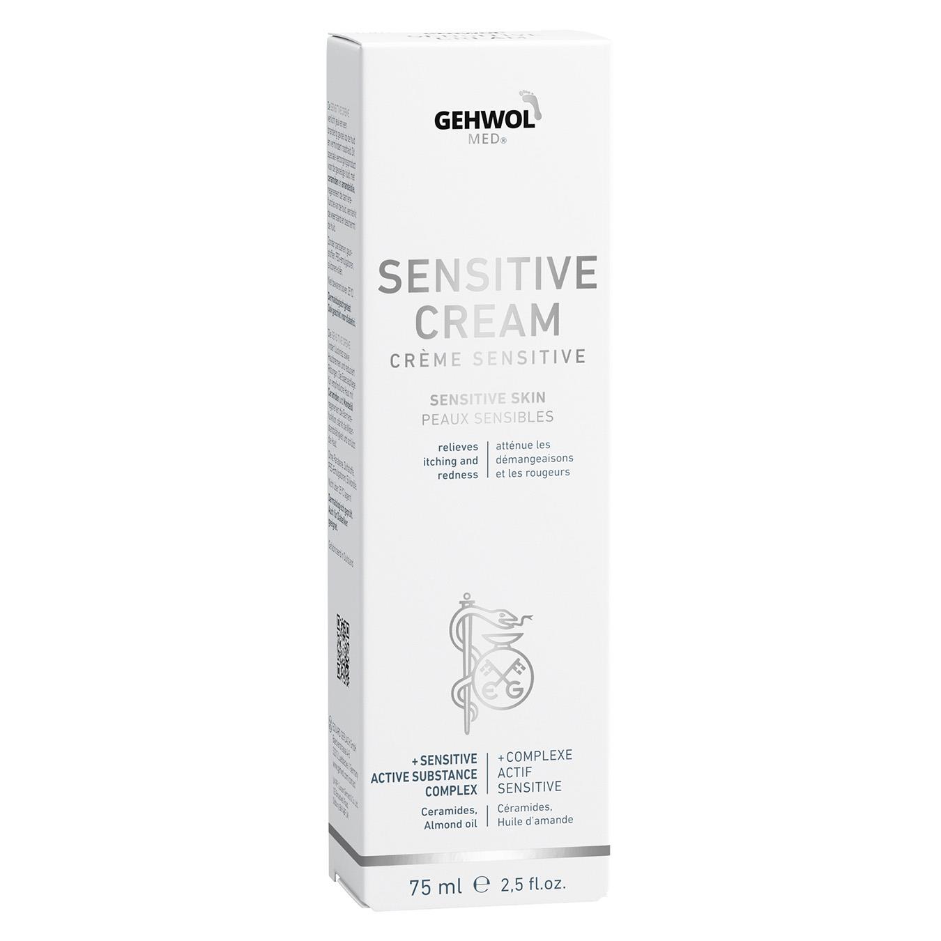 Gehwol Sensitive Foot Cream - 75 ml - Tør og sensitiv hud