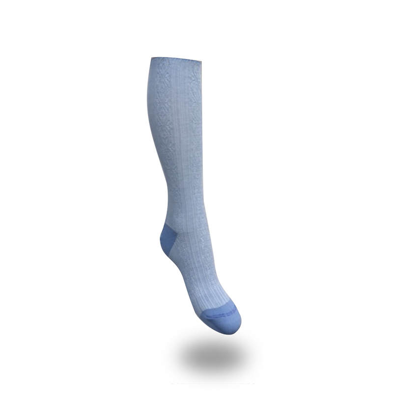 Medisox Trend Stjärn - 38/39, Ljusblå - Kompressionsklass 1