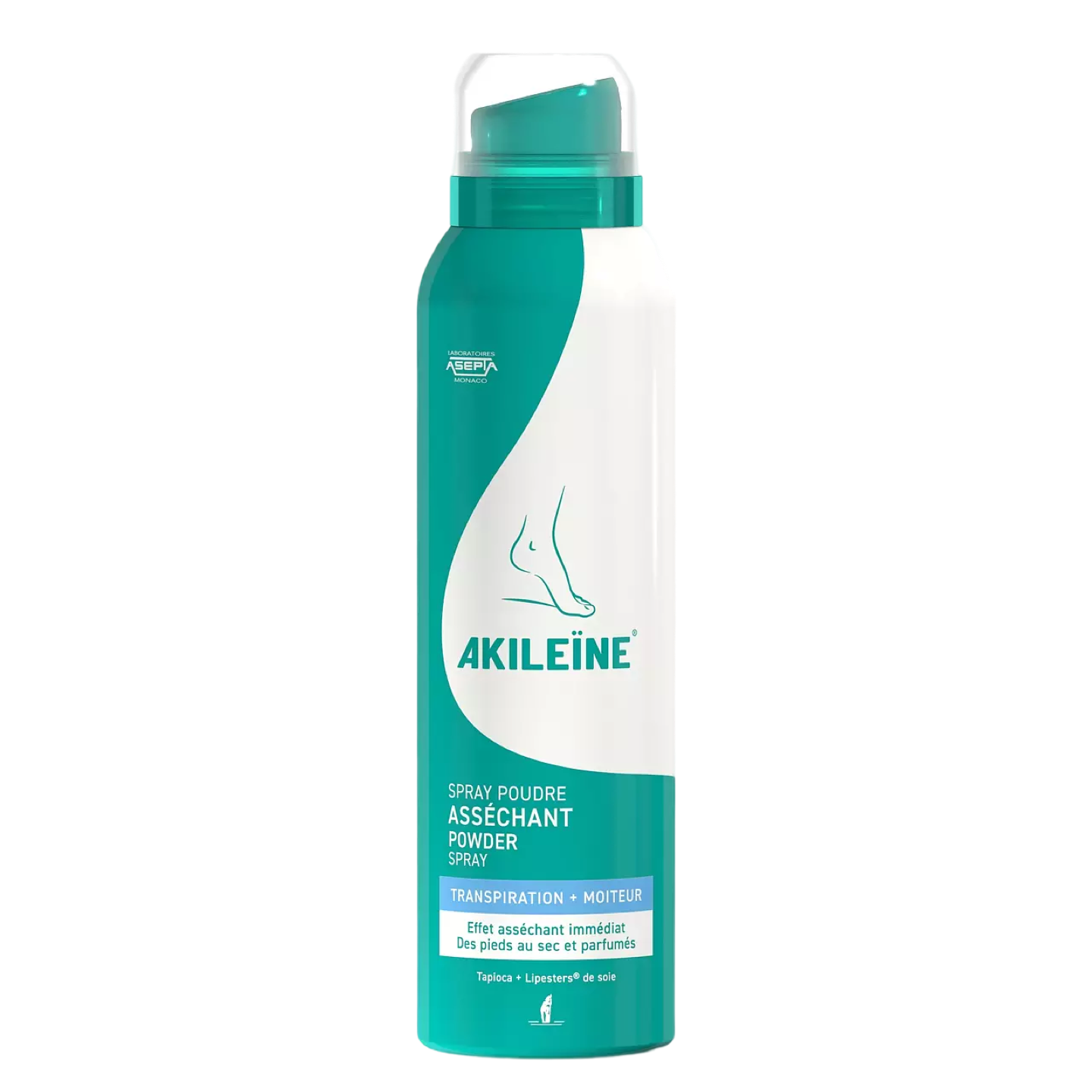 Akileine pulverspray - 150 ml - Til svedige fødder