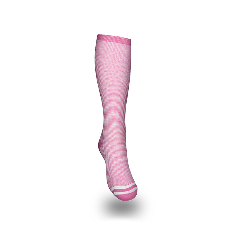 Medisox Trend Jeans - 36/37, Rosa/vit - Kompressionsklass 1