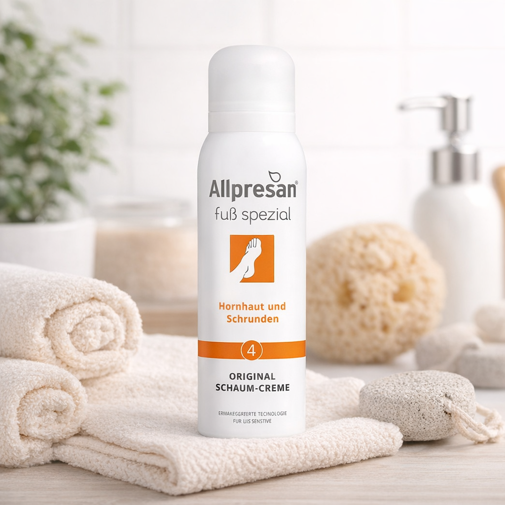 Allpresan (4) Pedicare Cream Foam - 125 ml - Helbreder hudrevner
