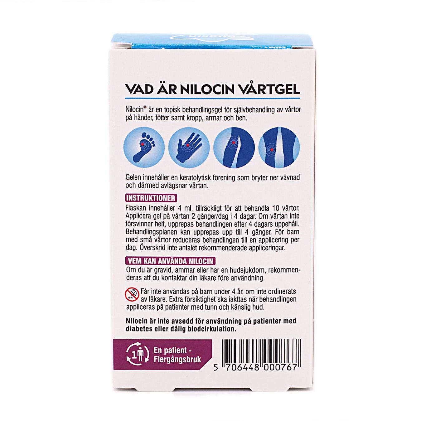 Nilocin vortegel - 4 ml - Effektiv vortebehandling