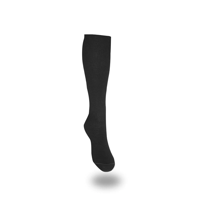 Medisox Comfort - Svart, 36/37, Extra bred - Stödstrumpa Kompressionsklass 1