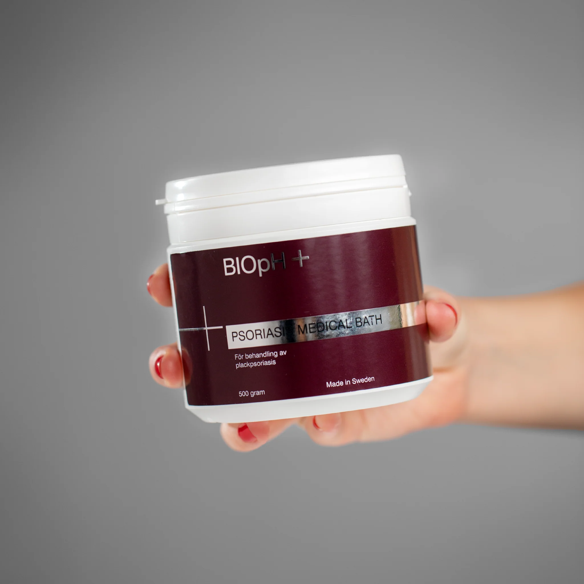 BIOpH+ Psoriasis Medical Bath - 500 g - Behandling af plakpsoriasis