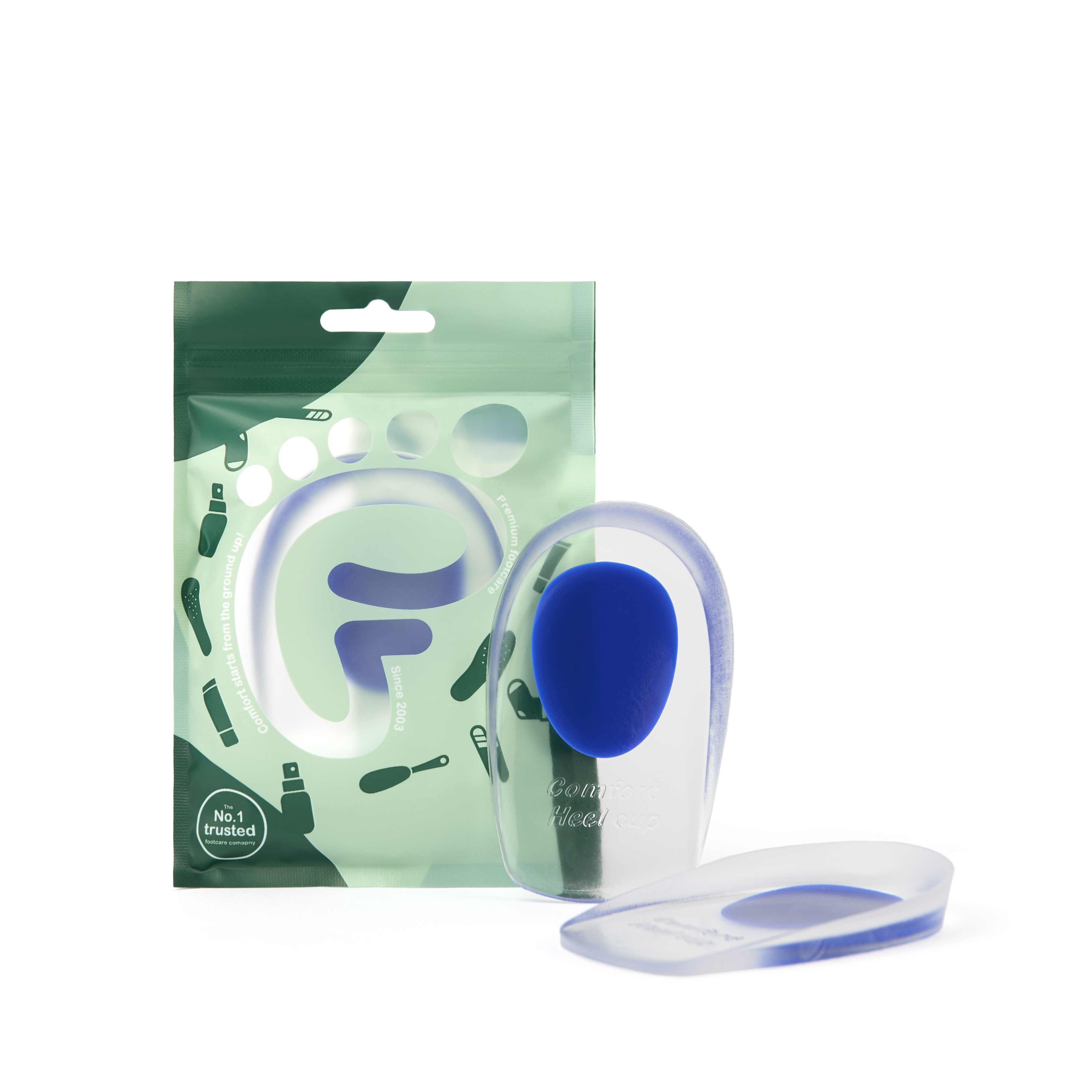 H&auml;linl&auml;gg vid h&auml;lsporre - 2 st, Large - H&auml;lskydd med st&ouml;td&auml;mpning