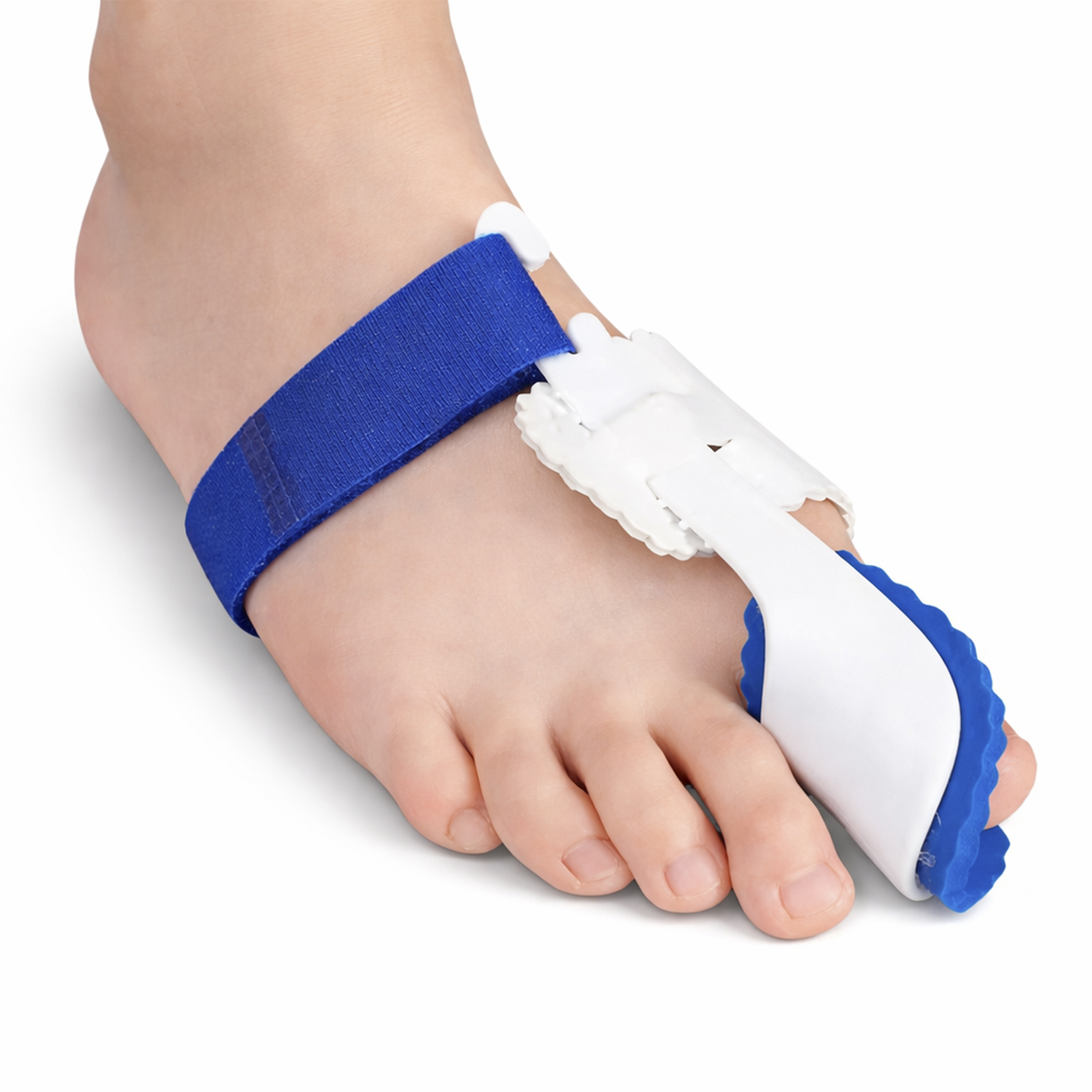 Natstøtte til hallux valgus - 2 stk. - Korrekt skæv storetå med natskinne