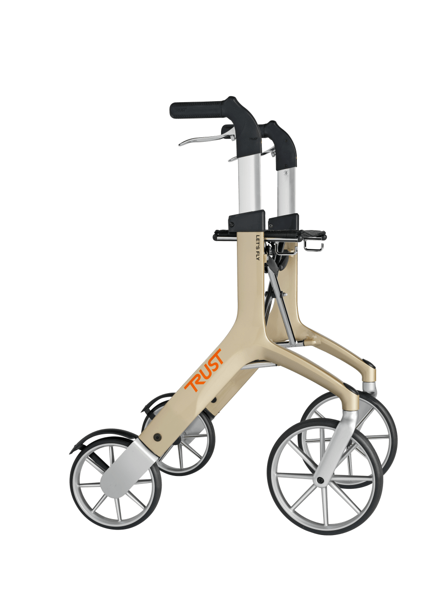 TrustCare Lets Fly Utomhusrollator - Beige