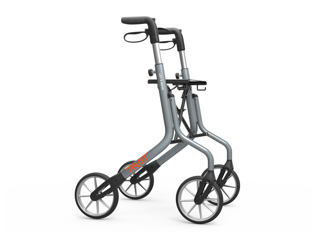TrustCare Lets Move utomhusrollator - Grå